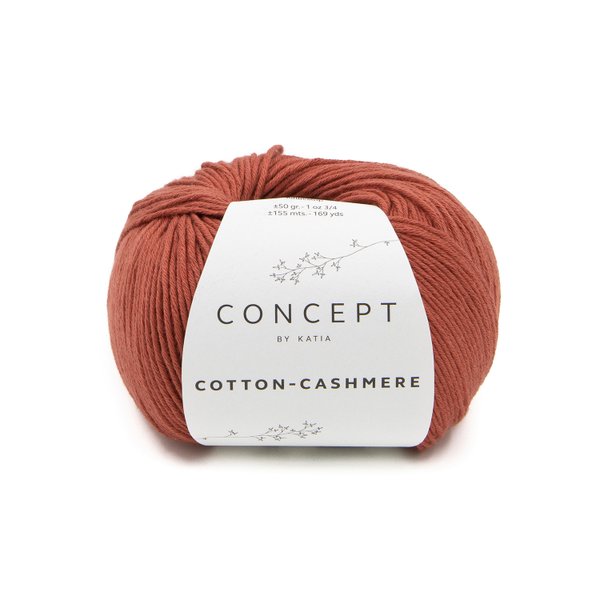 Katia Cotton-Cashmere Farbe 54 rostrot