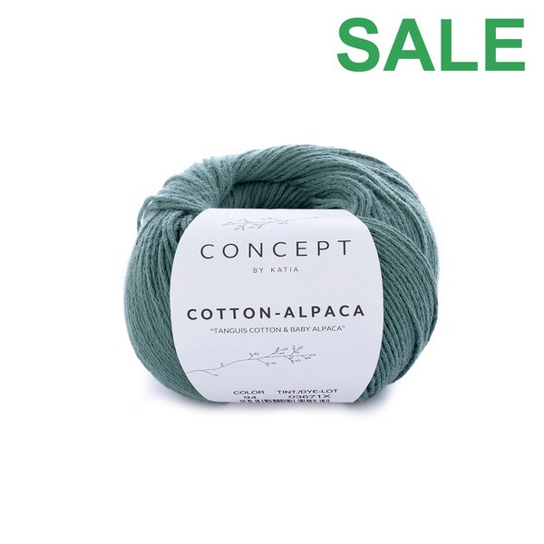 Katia Cotton-Alpaca SALE Farbe 94 minzgrün