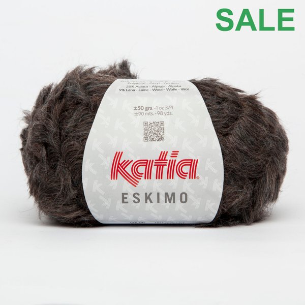 Katia Eskimo SALE Farbe 70 dunkelgrau-braun