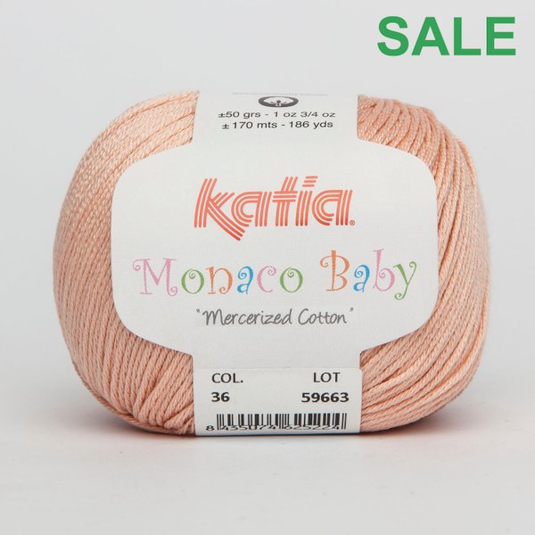 Katia Monaco Baby Sale Farbe 36 lachsorange Baumwolle