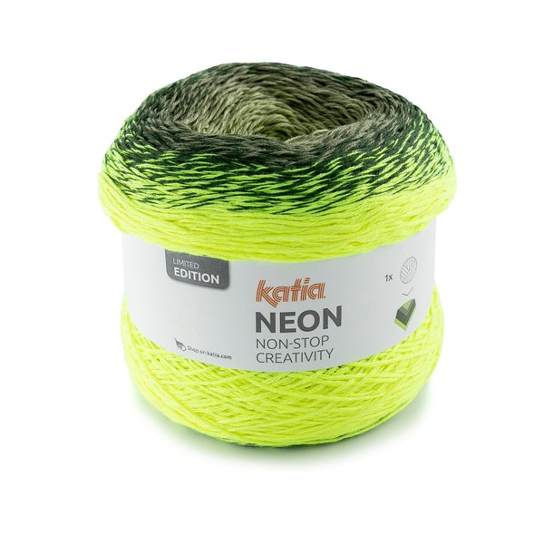 Katia Neon Bobbel Farbe 502 gelb-grün