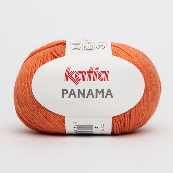 Katia Panama Baumwollgarn Farbe 41 hellorange