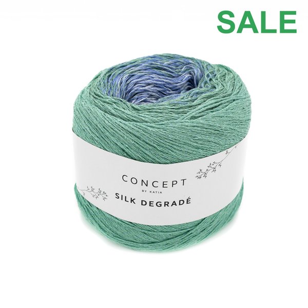 Katia Silk Degrade SALE Farbe 308 grün-blau