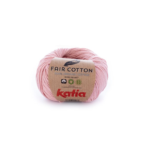 Katia Fair Cotton Baumwolle Farbe 13 hellrosa