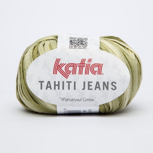 Tahiti Jeans olive meliert (406) 50g/LL 85 m je
