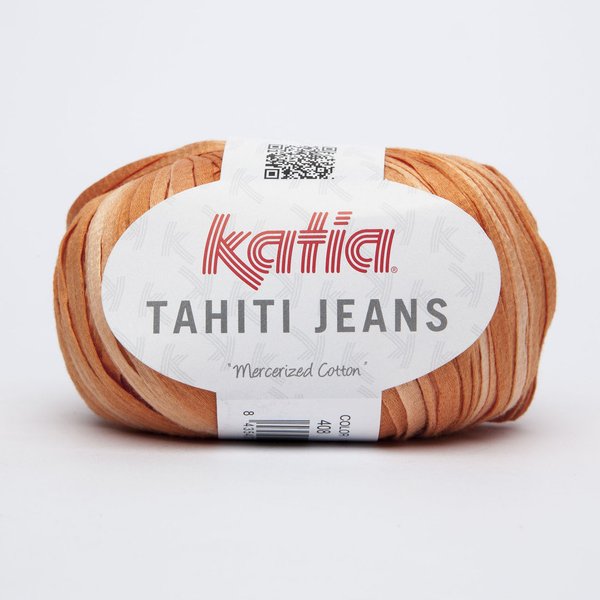 Tahiti Jeans orange meliert (408) 50g/LL 85 m je