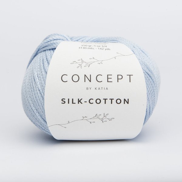 Silk-Cotton hellblau (72) 50 g / LL ca. 130 m