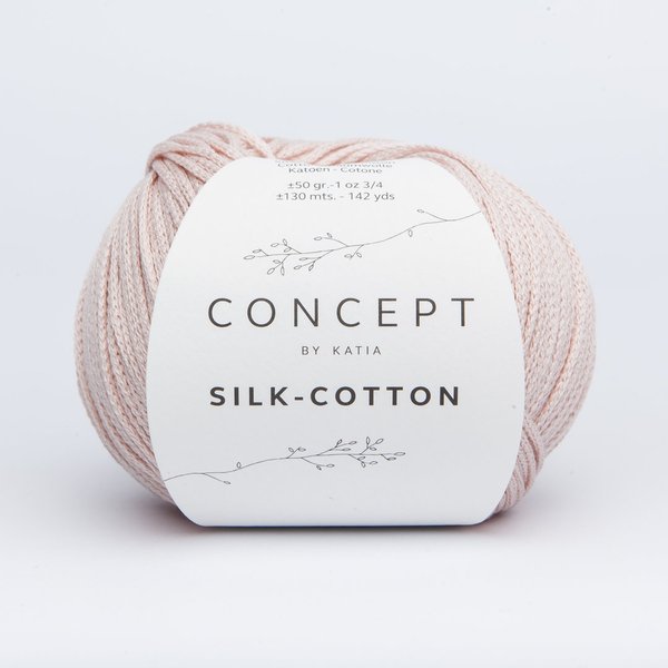 Silk-Cotton pastelrosa (55) 50 g / LL ca. 130 m