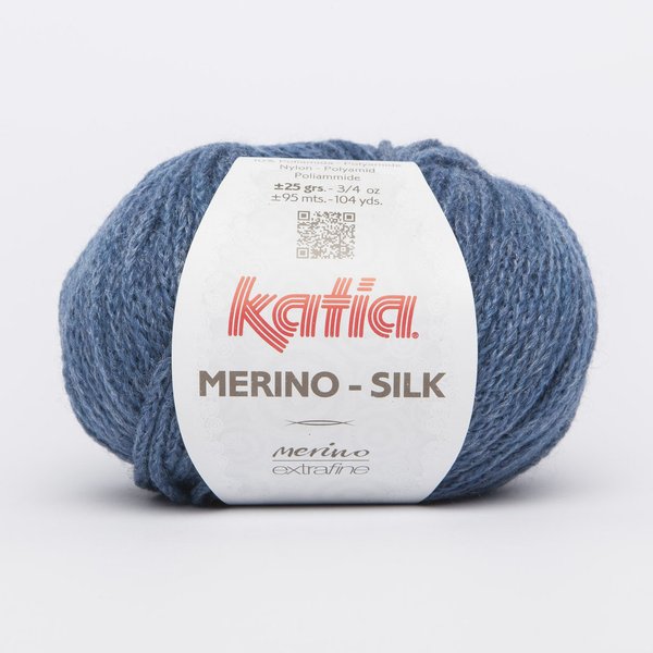 Merino-Silk blau (114) 25 g / LL 95 m