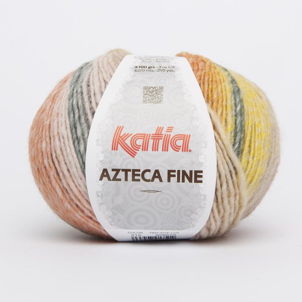 Azteca Fine beige/natur/senf/bordeaux (215) 100 g/LL ca. 270 m