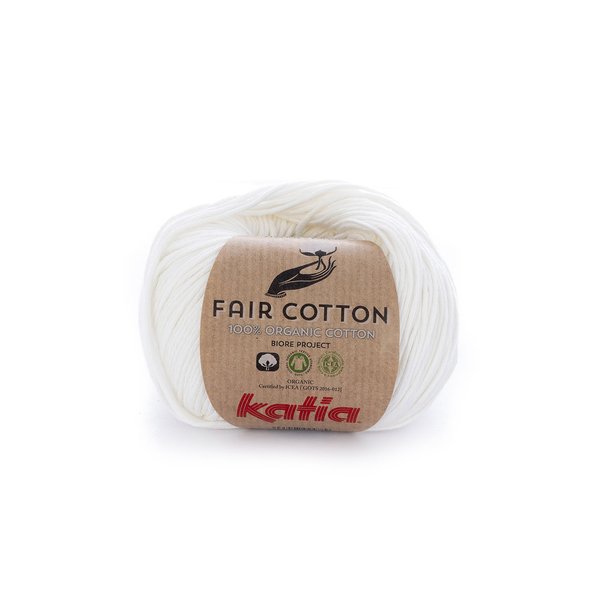 Fair Cotton naturweiß (3) 50 g/LL 155 m je