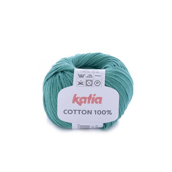 Cotton 100 % minzgrün 59, 50 g / LL 120