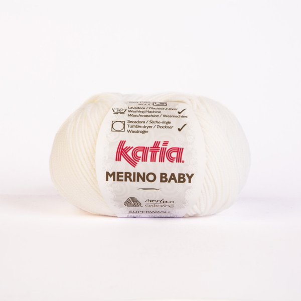 Merino Baby weiß 1, 50 g /LL ca. 165 m