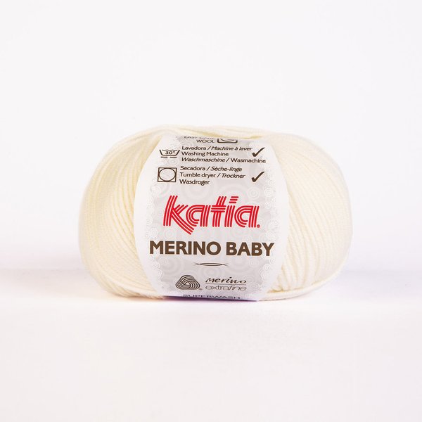 Merino Baby naturweiß 3, 50 g /LL ca. 165 m