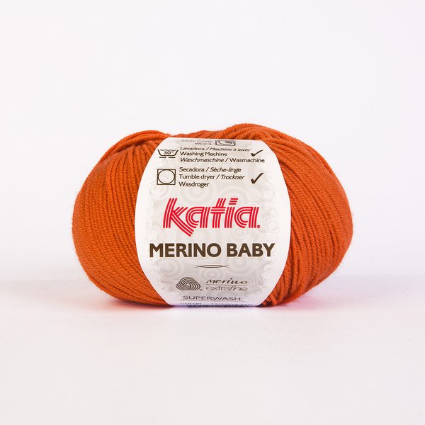 Merino Baby orange 49, 50 g /LL ca. 165 m