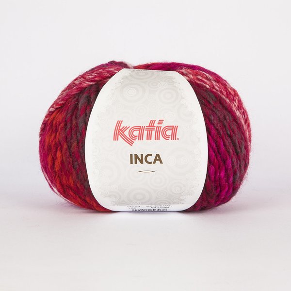 Inca (122) rot-pink-natur 100 g/LL 100 m je