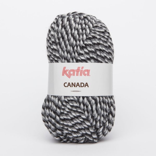 Canada schwarz-grau meliert (105) 100 g/LL 75 m je
