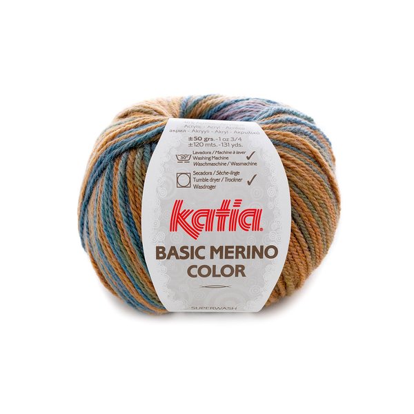 Basic Merino Color perlbrombeer-lila 201,  50 g/LL ca. 120 m