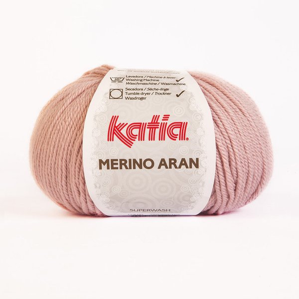 Merino Aran mittelrosé (53) 100 g /LL ca. 155 m