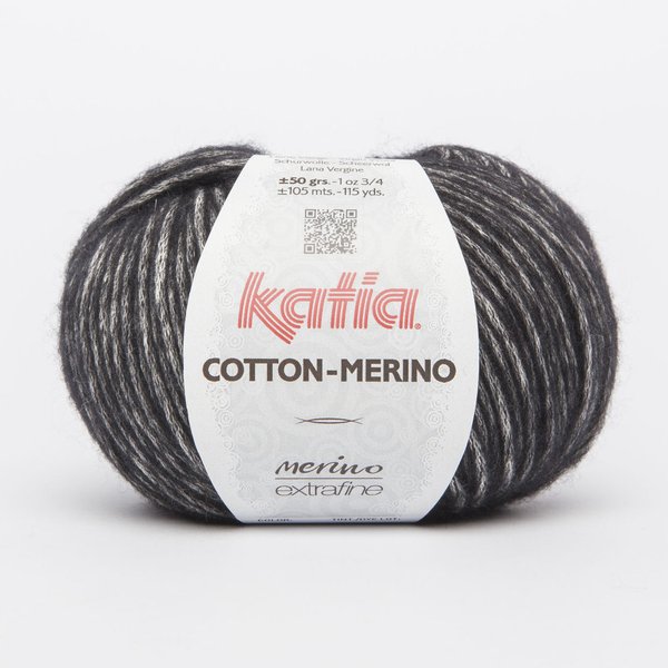 Cotton-Merino schwarz 108, 50 g/LL ca. 105 m