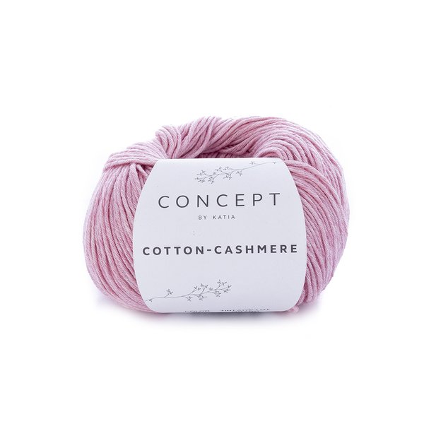Cotton-Cashmere rosa 50, 50 g/LL 155 m je