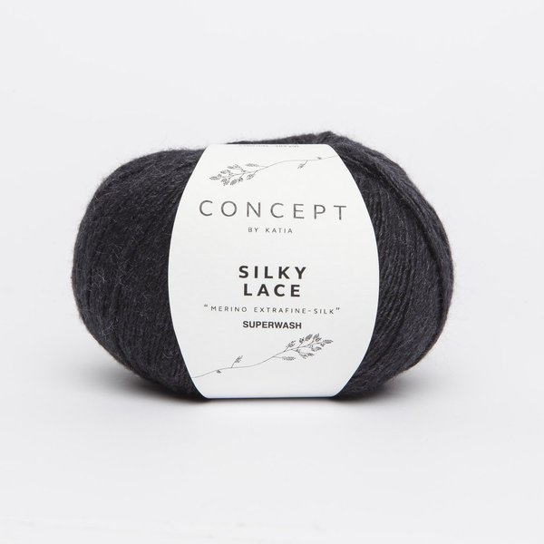 Silky Lace schwarz (156) 50 g/LL ca. 260 m