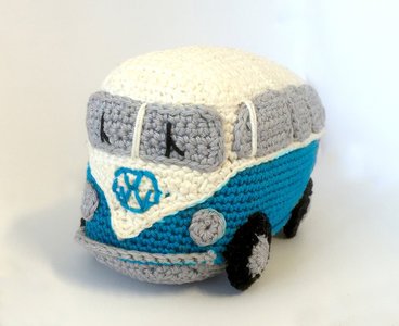 Häkelpaket VW Bus blau