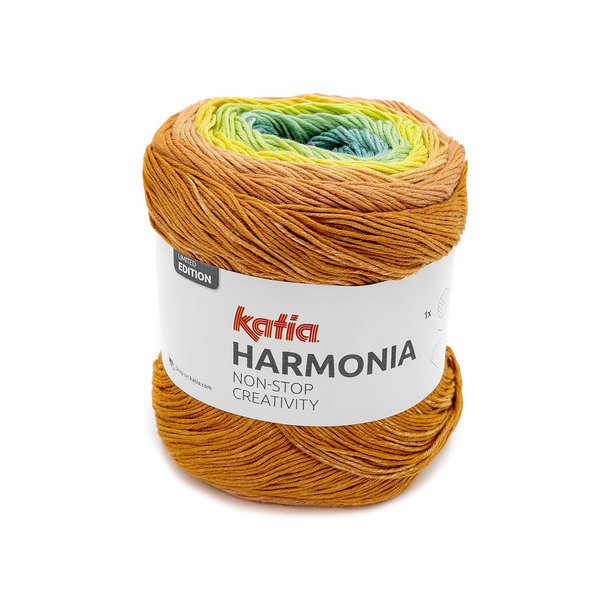 Harmonia Orange-Gelb-Grün-Blau (201) 150 g/LL 540 m je
