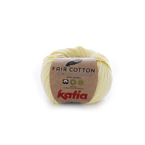 Fair Cotton Hellgelb (7) 50 g/LL 155 m je