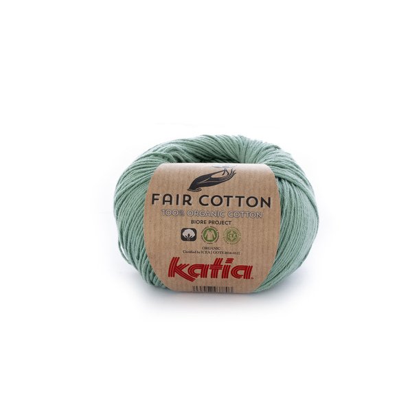 Fair Cotton Minzgrün (17) 50 g/LL 155 m je
