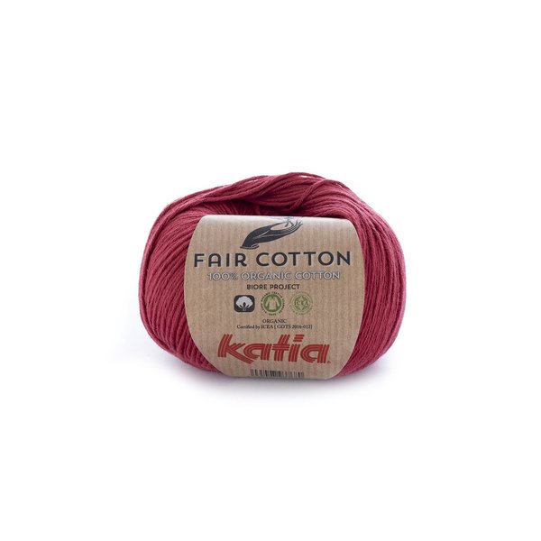 Fair Cotton Weinrot (27) 50 g/LL 155 m je