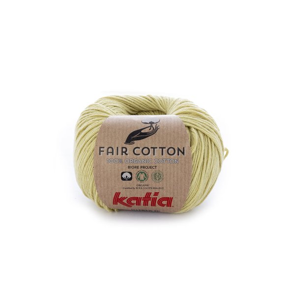 Fair Cotton pistazienrün (34) 50 g/LL 155 m je