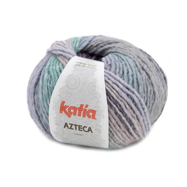 Azteca pastell-violett-grün 7878, 100 g/LL 180 m je