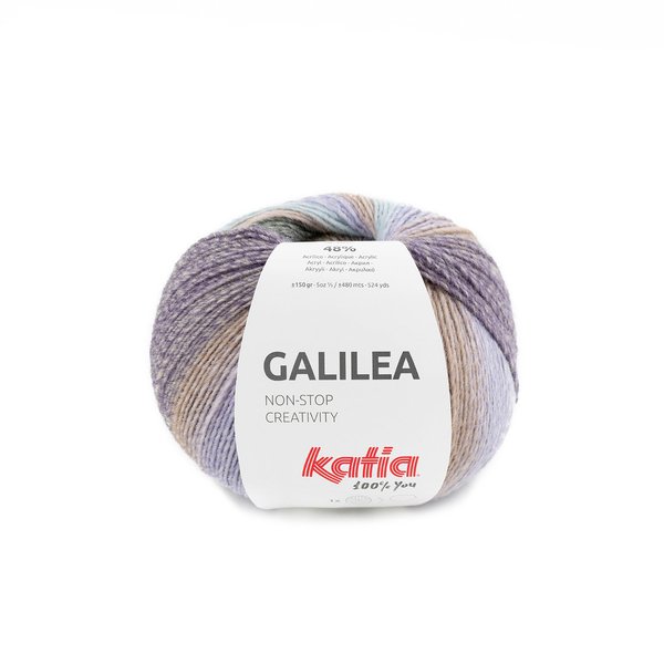 Galilea (305) Perlbrombeer-Khaki-Pastell 150 g/LL 450 m je