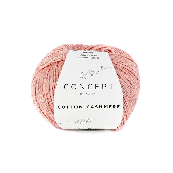 Cotton-Cashmere korallen 72, 50 g/LL 155 m je