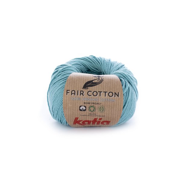 Fair Cotton türkis (16) 50 g/LL 155 m je