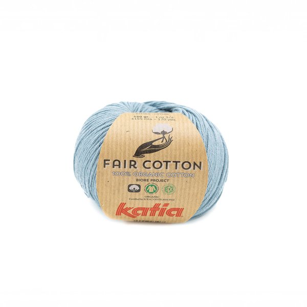 Fair Cotton graublau (41) 50 g/LL 155 m je