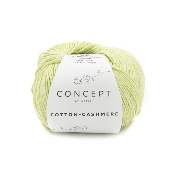 Cotton-Cashmere pistazie 76, 50 g/LL 155 m je