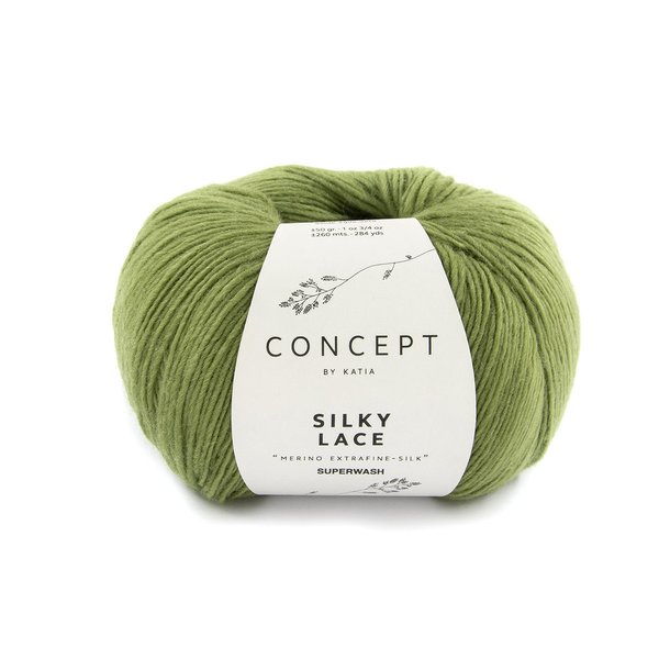 Silky Lace grün (182) 50 g/LL ca. 260 m