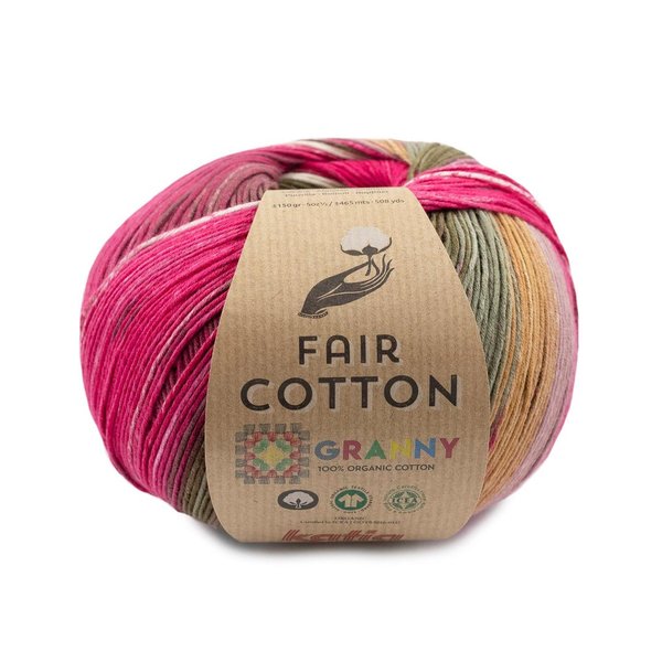 Fair Cotton Granny Rosé-Khaki-Blassbraun (304) 150 g/LL 465 m je
