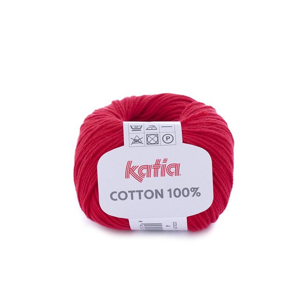 Cotton 100 % rot 4, 50 g / LL 120