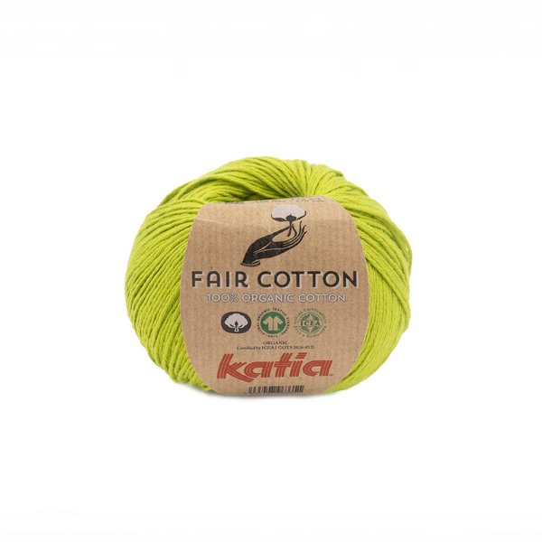 Fair Cotton Pistaziengrün (53) 50 g/LL 155 m je